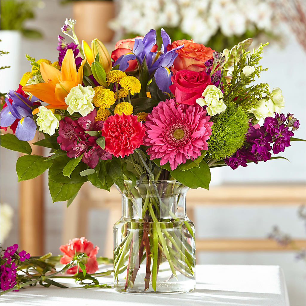 Bold & Bright – A Florist Original – ELIZABETH'S BLUE GARDEN LLC, Raritan NJ