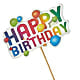 Happy Birthday Pick – ELIZABETH'S BLUE GARDEN LLC, Raritan NJ