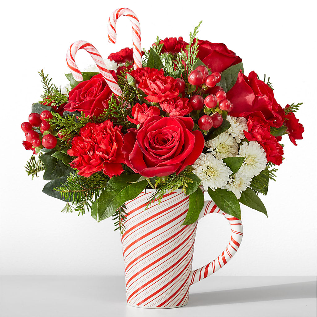 Peppermint Swirl Mug – ELIZABETH'S BLUE GARDEN LLC, Raritan NJ