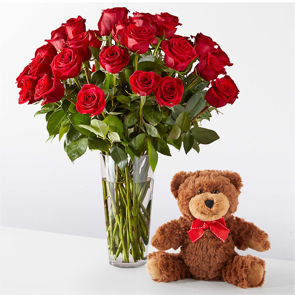 Romantic Long Stem Red Rose Bouquet Bundles – ELIZABETH'S BLUE GARDEN LLC, Raritan NJ