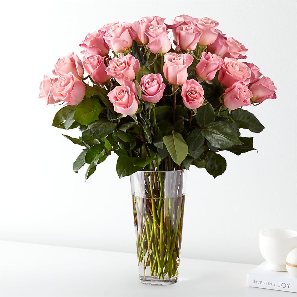 Long Stem Pink Rose Bouquet – ELIZABETH'S BLUE GARDEN LLC, Raritan NJ