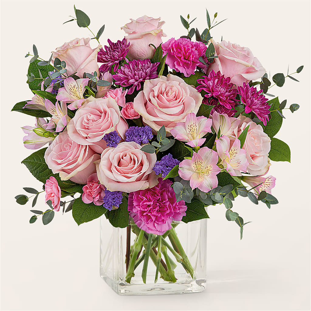 Rosy Radiance Bouquet – ELIZABETH'S BLUE GARDEN LLC, Raritan NJ