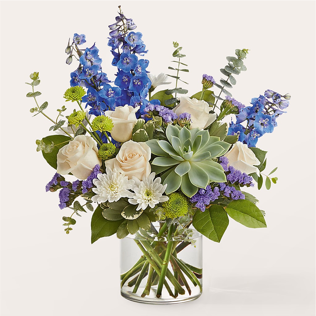 Cerulean Waves Bouquet – ELIZABETH'S BLUE GARDEN LLC, Raritan NJ