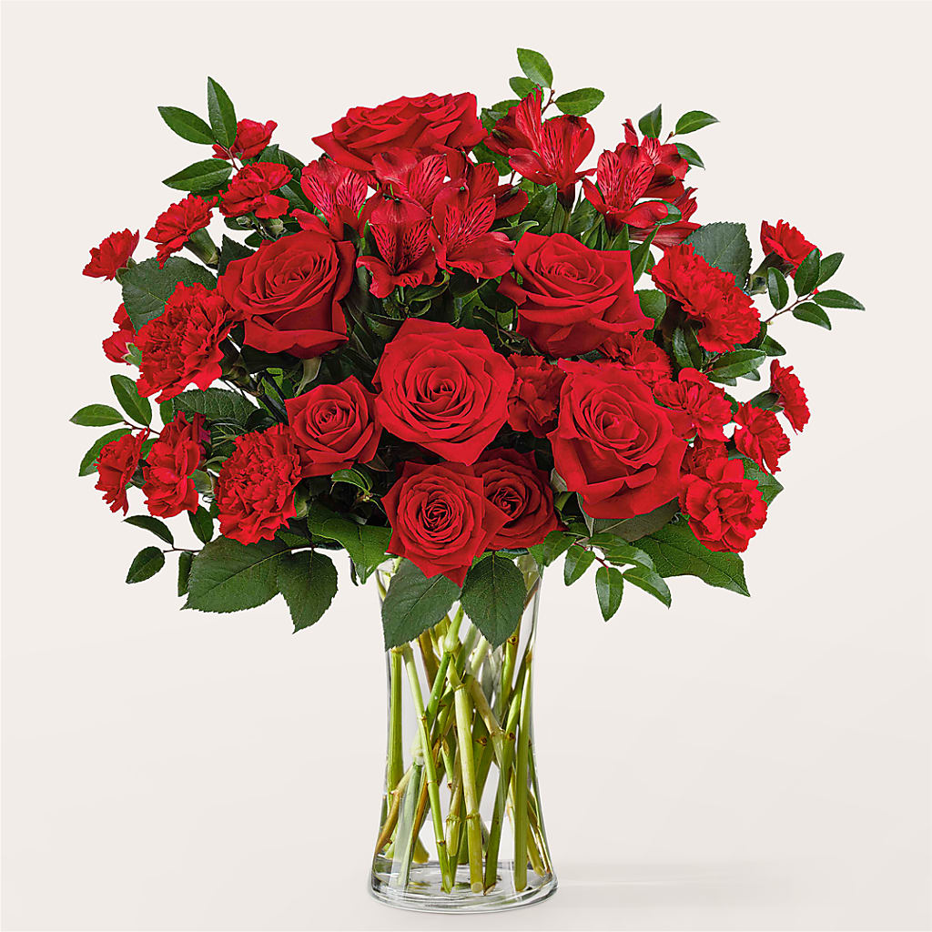 Brilliant Ruby Bouquet – ELIZABETH'S BLUE GARDEN LLC, Raritan NJ