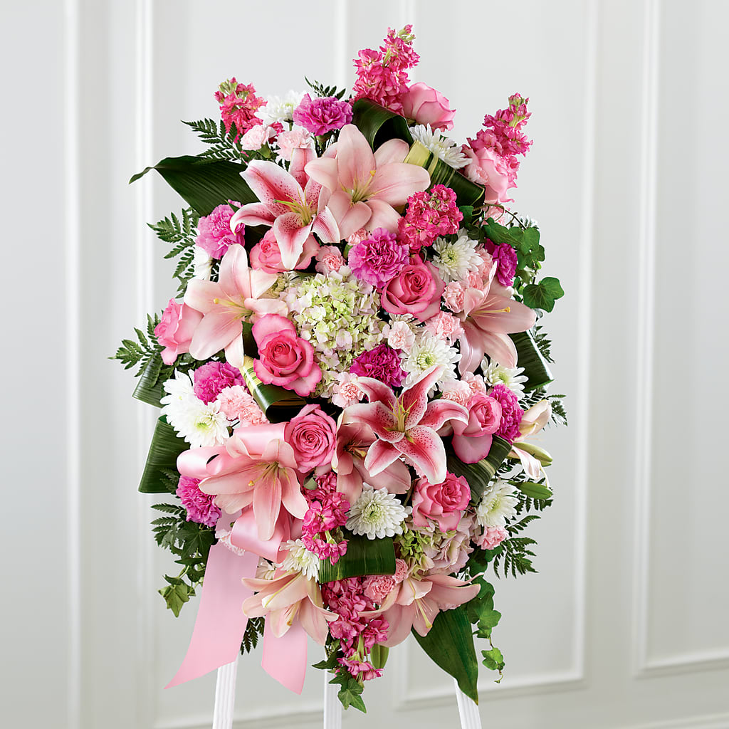 Comforting Standing Spray – ELIZABETH'S BLUE GARDEN LLC, Raritan NJ