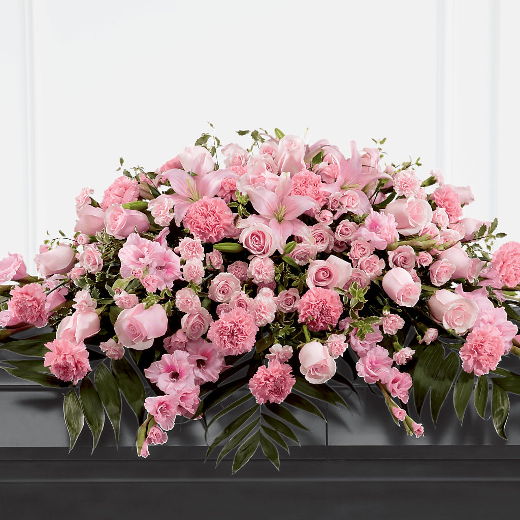 Garden of Comfort Casket Spray (Standard) – ELIZABETH'S BLUE GARDEN LLC, Raritan NJ