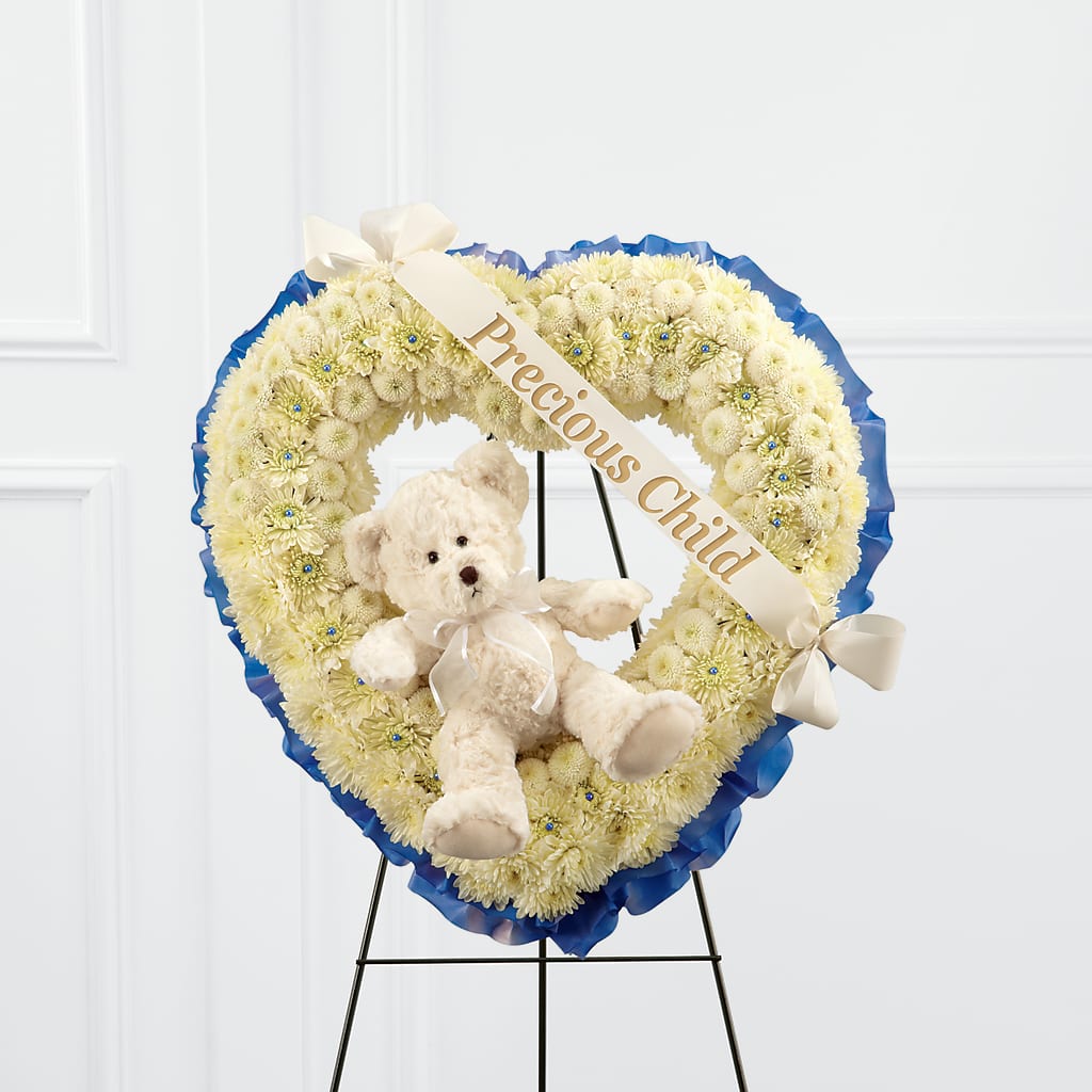 Precious Child Standing Heart – ELIZABETH'S BLUE GARDEN LLC, Raritan NJ
