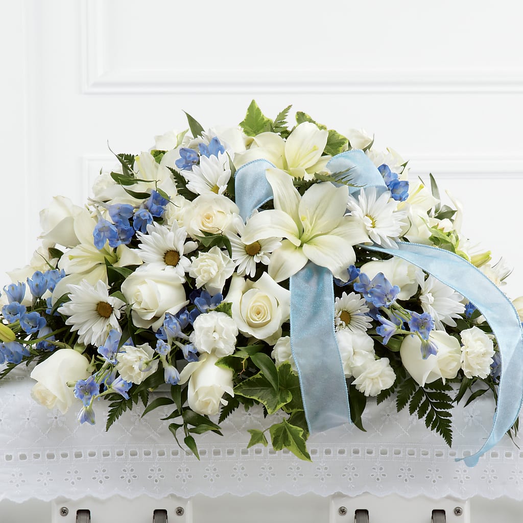 Tender Treasure Casket Spray – ELIZABETH'S BLUE GARDEN LLC, Raritan NJ