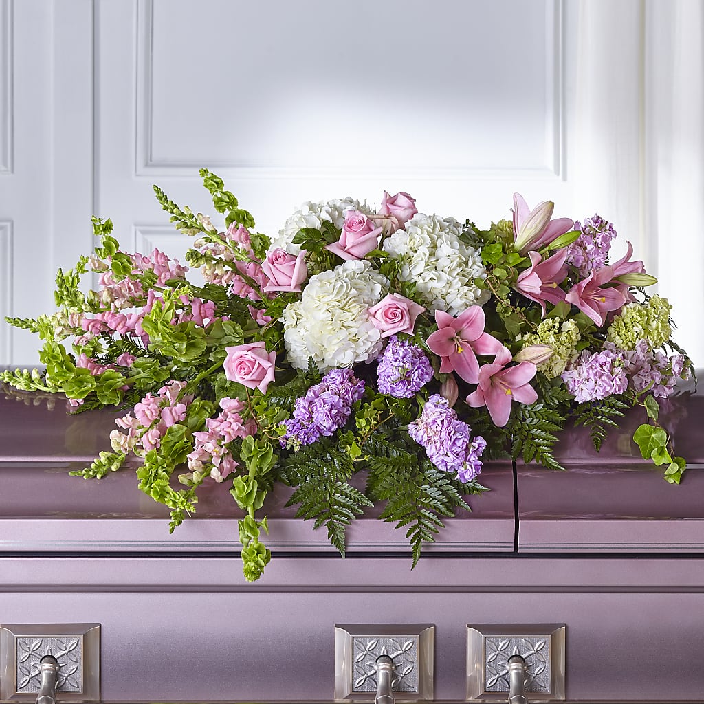 Life's Gratitude Casket Spray – ELIZABETH'S BLUE GARDEN LLC, Raritan NJ