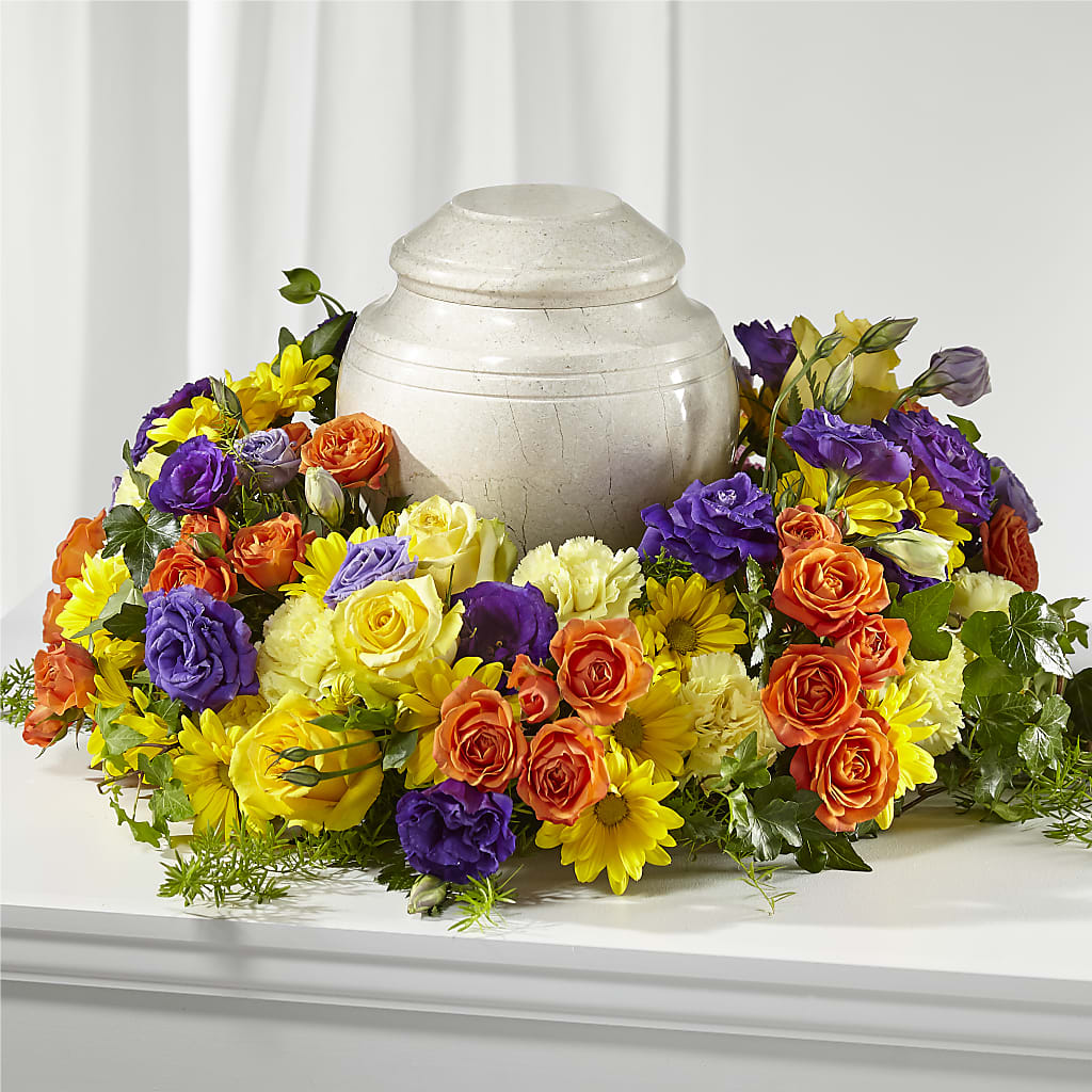 Blossoms of Remembrance Cremation Adornment – ELIZABETH'S BLUE GARDEN LLC, Raritan NJ