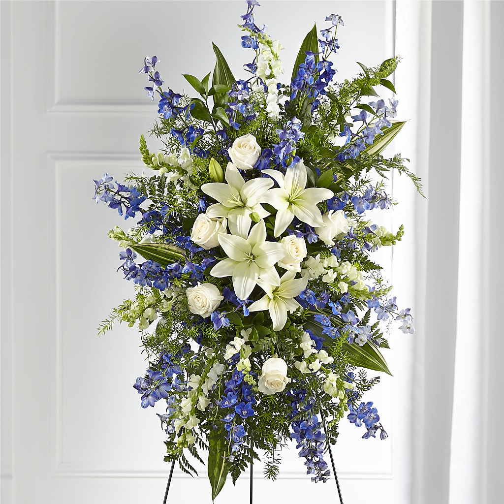 Faithful Friend Standing Spray – ELIZABETH'S BLUE GARDEN LLC, Raritan NJ