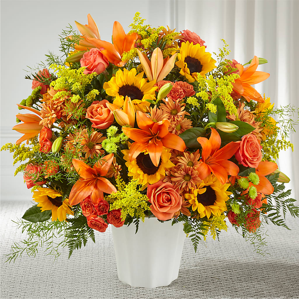 Harvest Thoughts Floor Basket – ELIZABETH'S BLUE GARDEN LLC, Raritan NJ