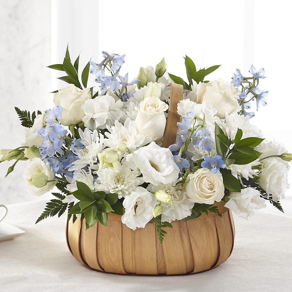 Sincerely Heartfelt Basket – ELIZABETH'S BLUE GARDEN LLC, Raritan NJ