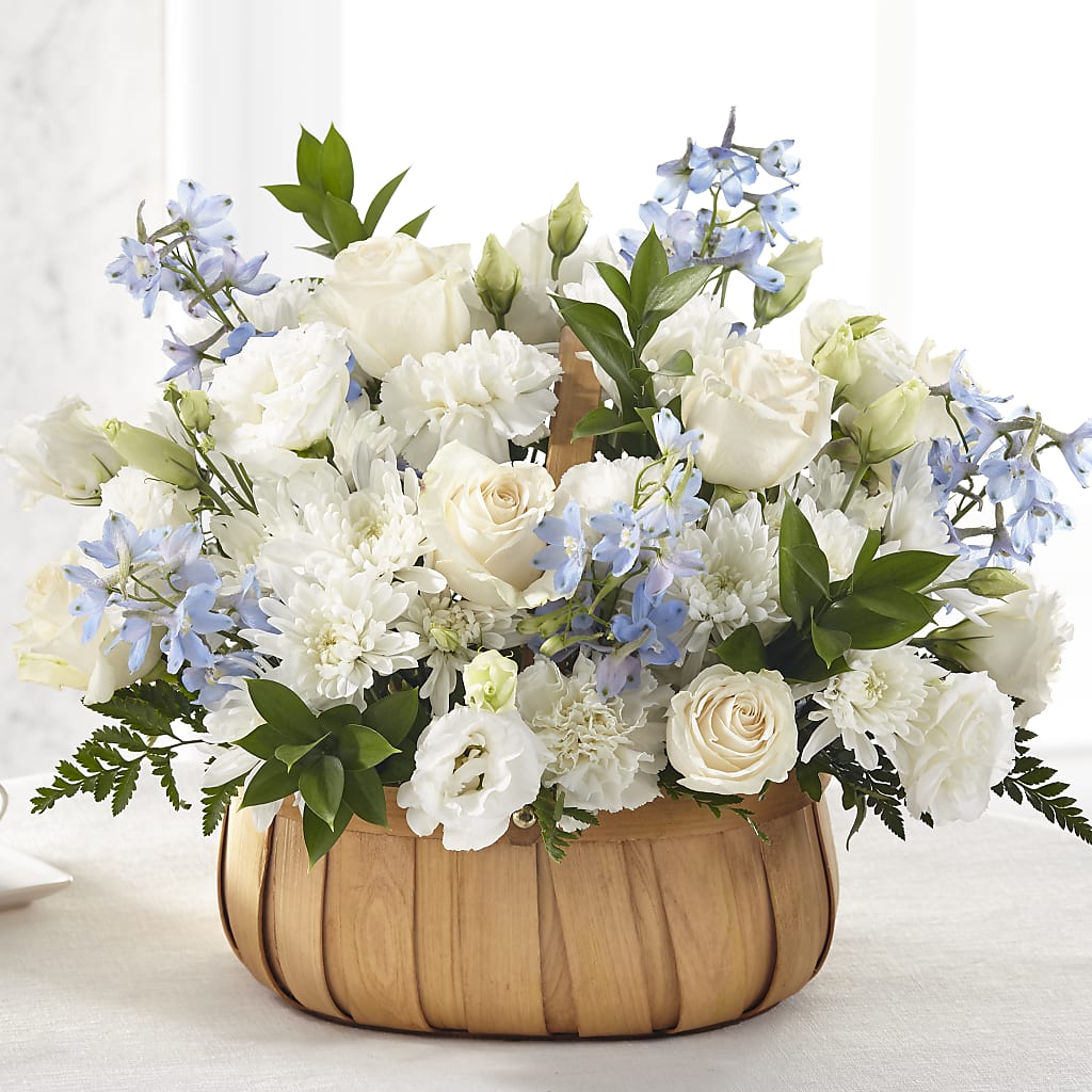 Sincerely Heartfelt Basket – ELIZABETH'S BLUE GARDEN LLC, Raritan NJ