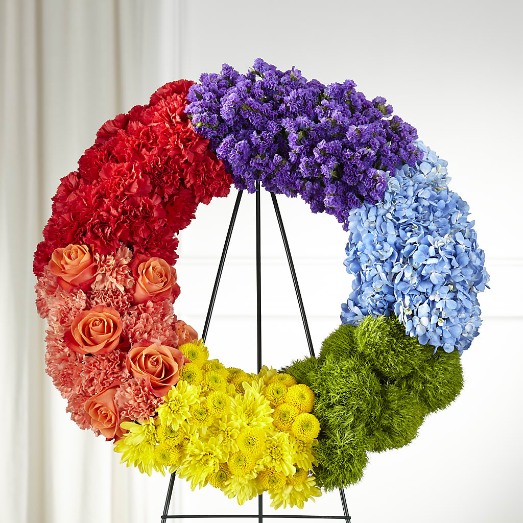 Circle of Love Wreath – ELIZABETH'S BLUE GARDEN LLC, Raritan NJ