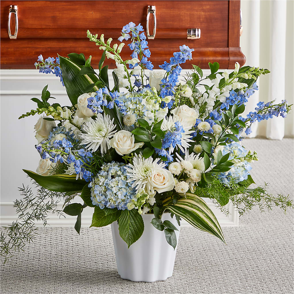 Everlasting Memories Floor Basket – ELIZABETH'S BLUE GARDEN LLC, Raritan NJ