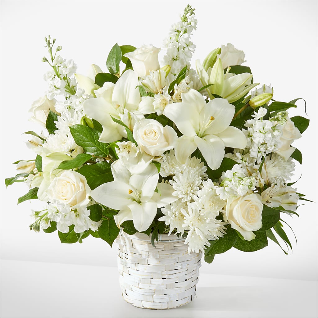 Peaceful Reflections Arrangement – ELIZABETH'S BLUE GARDEN LLC, Raritan NJ