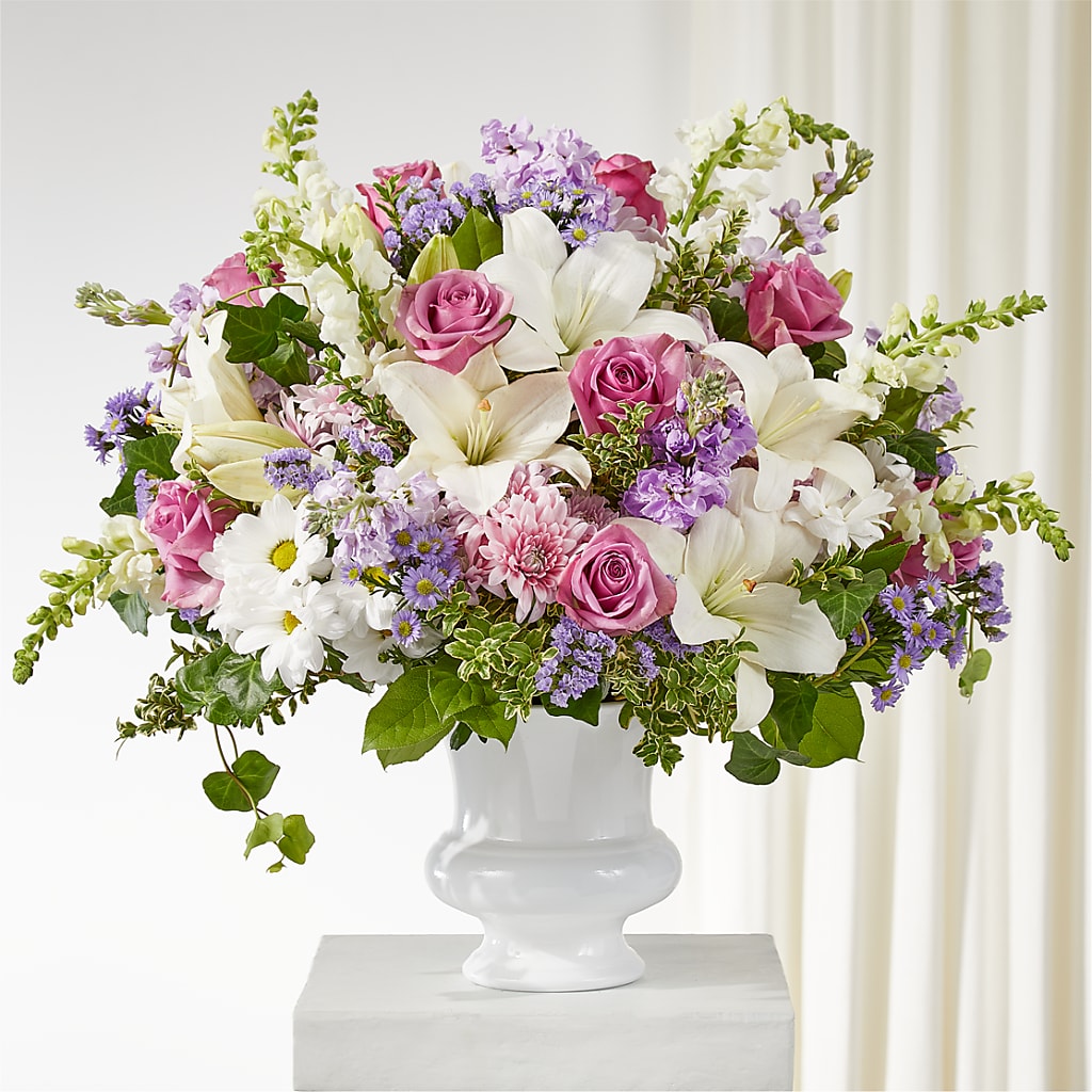 Remarkable Life Urn Arrangement – ELIZABETH'S BLUE GARDEN LLC, Raritan NJ