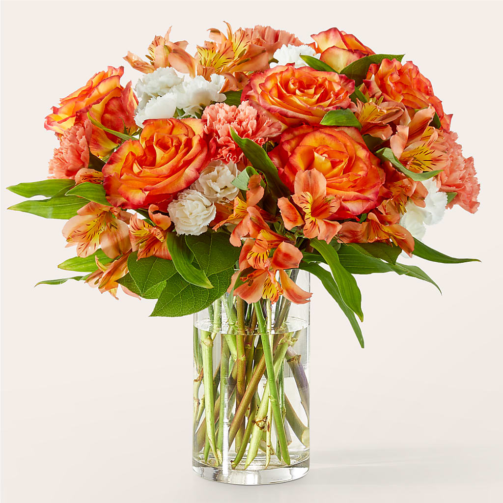 Apricot Glow Bouquet – ELIZABETH'S BLUE GARDEN LLC, Raritan NJ