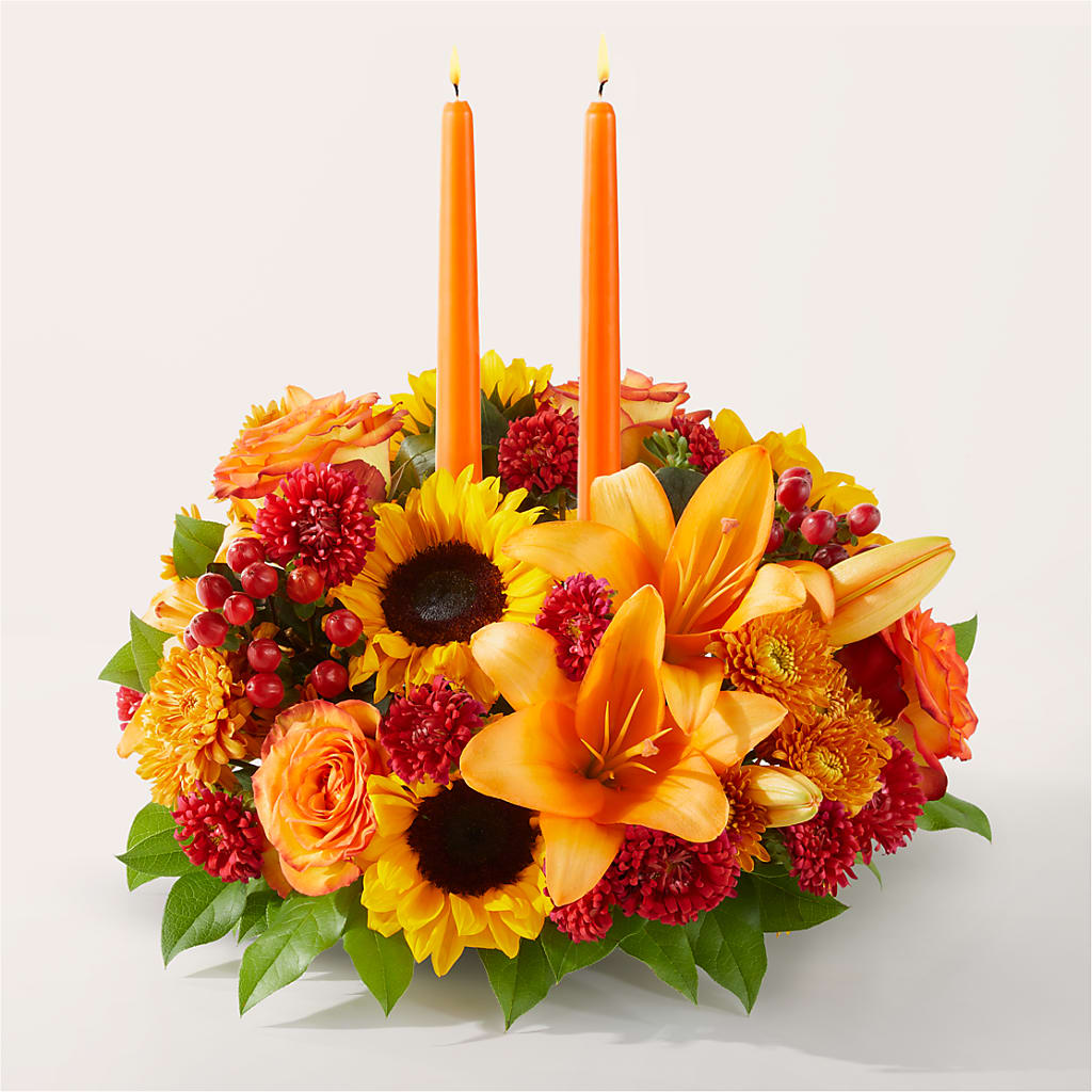 Grateful Centerpiece – ELIZABETH'S BLUE GARDEN LLC, Raritan NJ