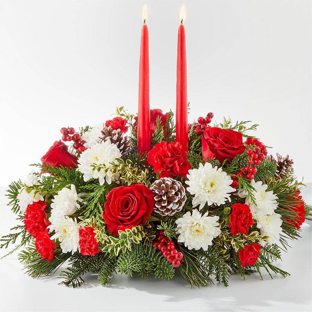 Holiday Soiree Centerpiece – ELIZABETH'S BLUE GARDEN LLC, Raritan NJ