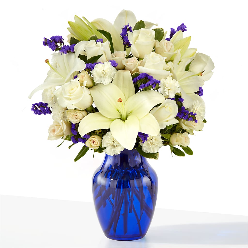 Sapphire Rush Bouquet – ELIZABETH'S BLUE GARDEN LLC, Raritan NJ