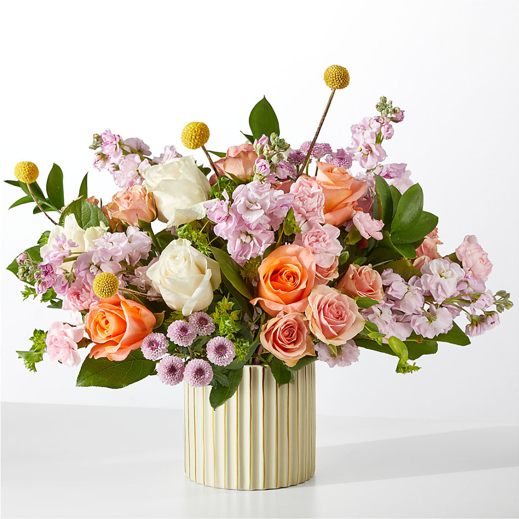 French Market Bouquet with Ivory Vase – ELIZABETH'S BLUE GARDEN LLC, Raritan NJ