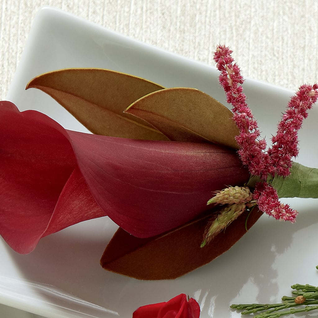 Red Calla Boutonniere – ELIZABETH'S BLUE GARDEN LLC, Raritan NJ