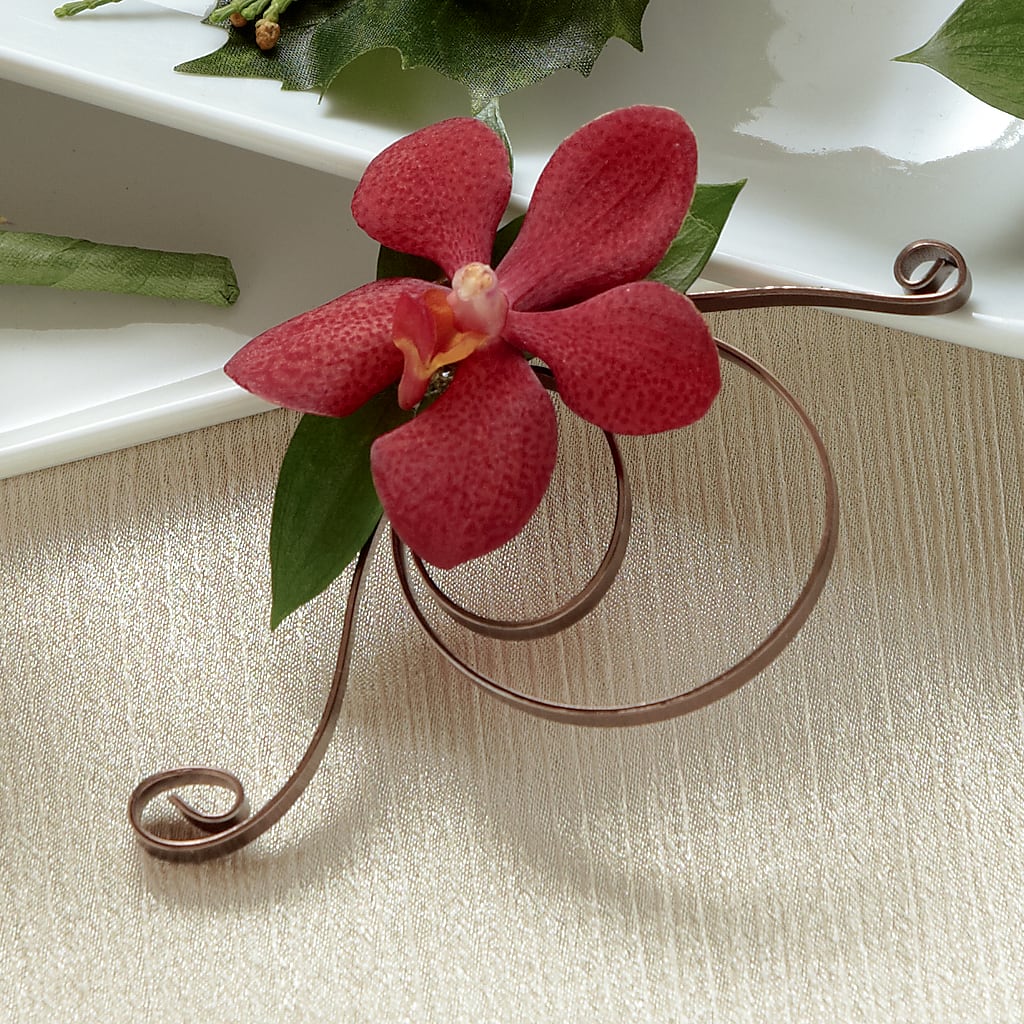 Red Mokara Boutonniere – ELIZABETH'S BLUE GARDEN LLC, Raritan NJ