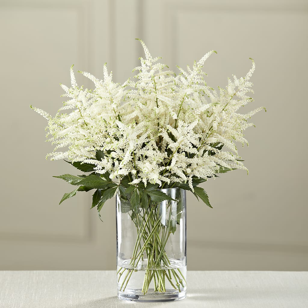 White Astilbe Bouquet – ELIZABETH'S BLUE GARDEN LLC, Raritan NJ