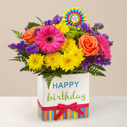 Birthday Brights Bouquet – ELIZABETH'S BLUE GARDEN LLC, Raritan NJ
