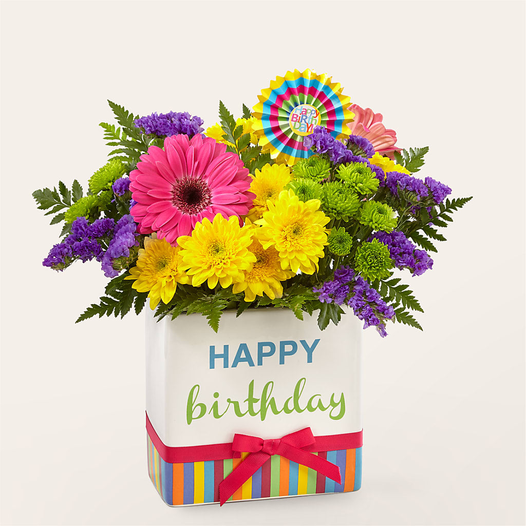 Birthday Brights Bouquet – ELIZABETH'S BLUE GARDEN LLC, Raritan NJ