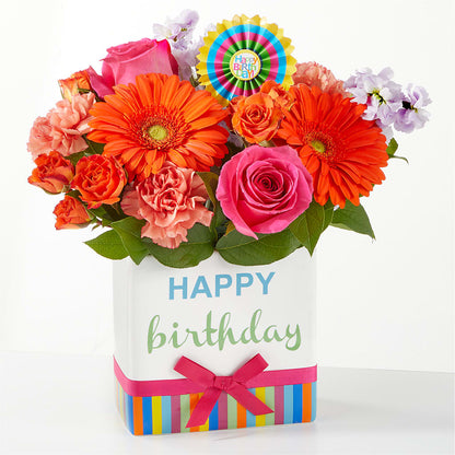 Birthday Surprise Bouquet – ELIZABETH'S BLUE GARDEN LLC, Raritan NJ