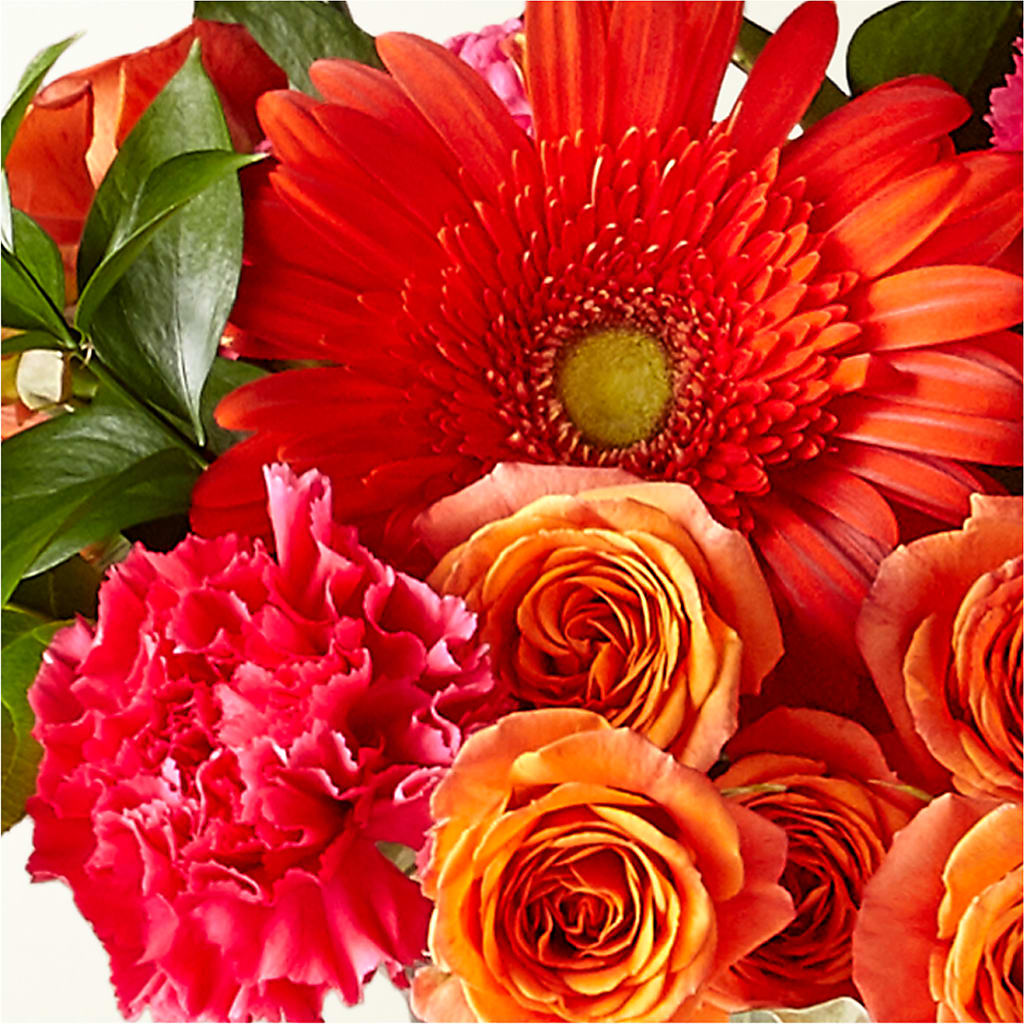 Bouquet varié créé par un fleuriste
