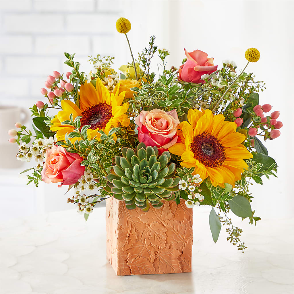 Sunflower Season Bouquet – ELIZABETH'S BLUE GARDEN LLC, Raritan NJ