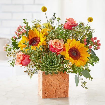 Sunflower Season Bouquet – ELIZABETH'S BLUE GARDEN LLC, Raritan NJ