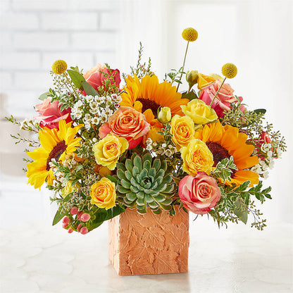 Sunflower Season Bouquet – ELIZABETH'S BLUE GARDEN LLC, Raritan NJ