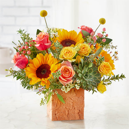 Sunflower Season Bouquet – ELIZABETH'S BLUE GARDEN LLC, Raritan NJ