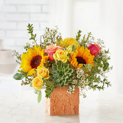 Sunflower Season Bouquet – ELIZABETH'S BLUE GARDEN LLC, Raritan NJ