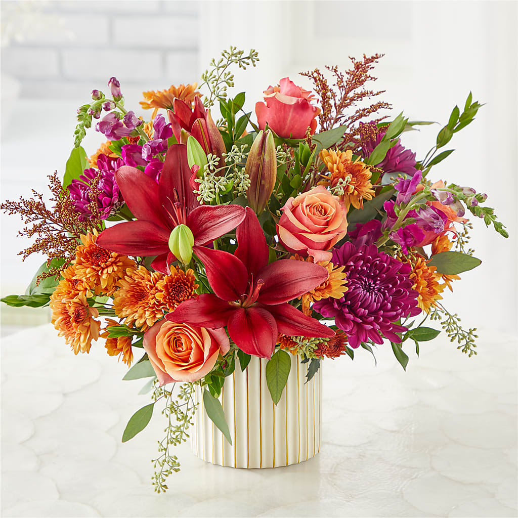 Burgundy Landscape Bouquet – ELIZABETH'S BLUE GARDEN LLC, Raritan NJ