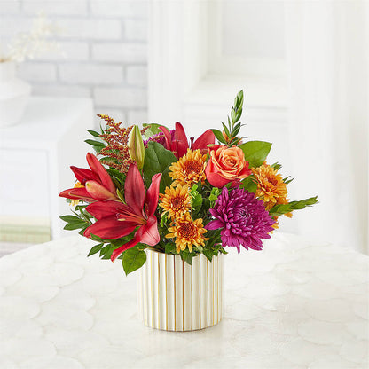 Burgundy Landscape Bouquet – ELIZABETH'S BLUE GARDEN LLC, Raritan NJ