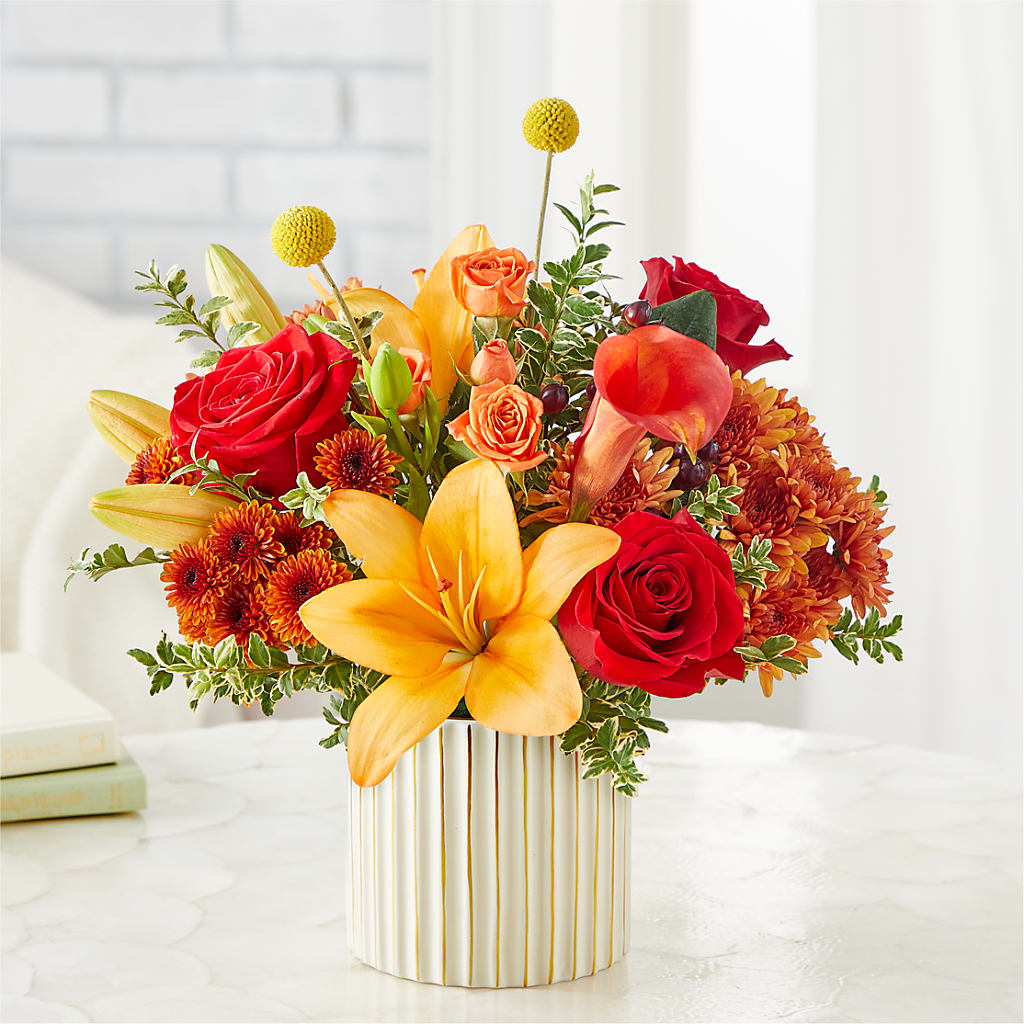 Scarlet Skies Bouquet – ELIZABETH'S BLUE GARDEN LLC, Raritan NJ