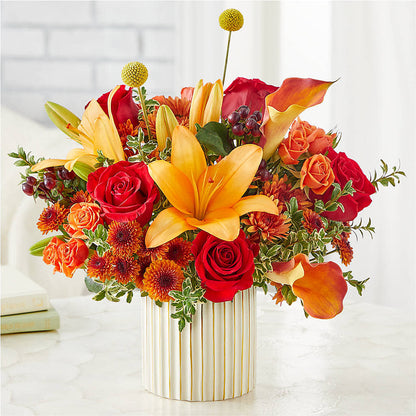 Scarlet Skies Bouquet – ELIZABETH'S BLUE GARDEN LLC, Raritan NJ