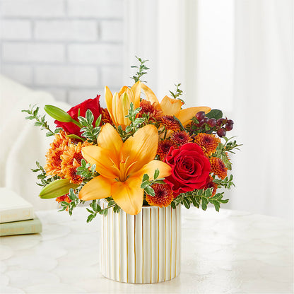 Scarlet Skies Bouquet – ELIZABETH'S BLUE GARDEN LLC, Raritan NJ