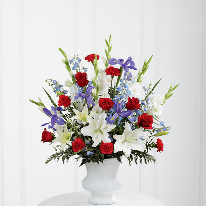 Composition florale de remerciement
