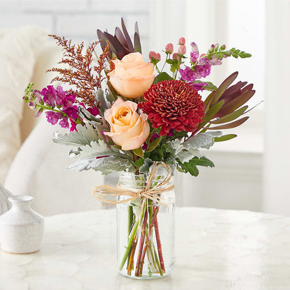 Moody Hues Bouquet – ELIZABETH'S BLUE GARDEN LLC, Raritan NJ